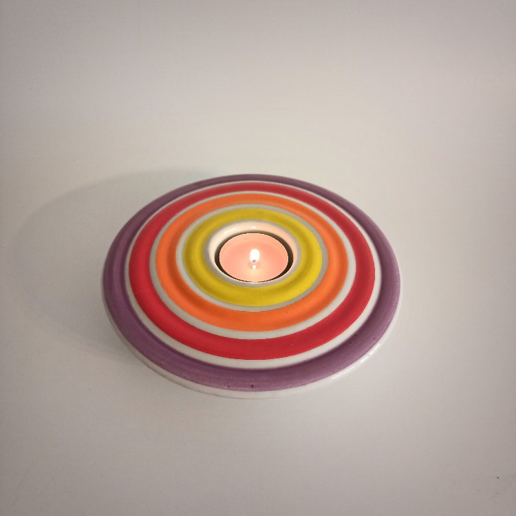 Renkli Porselen Mumluk