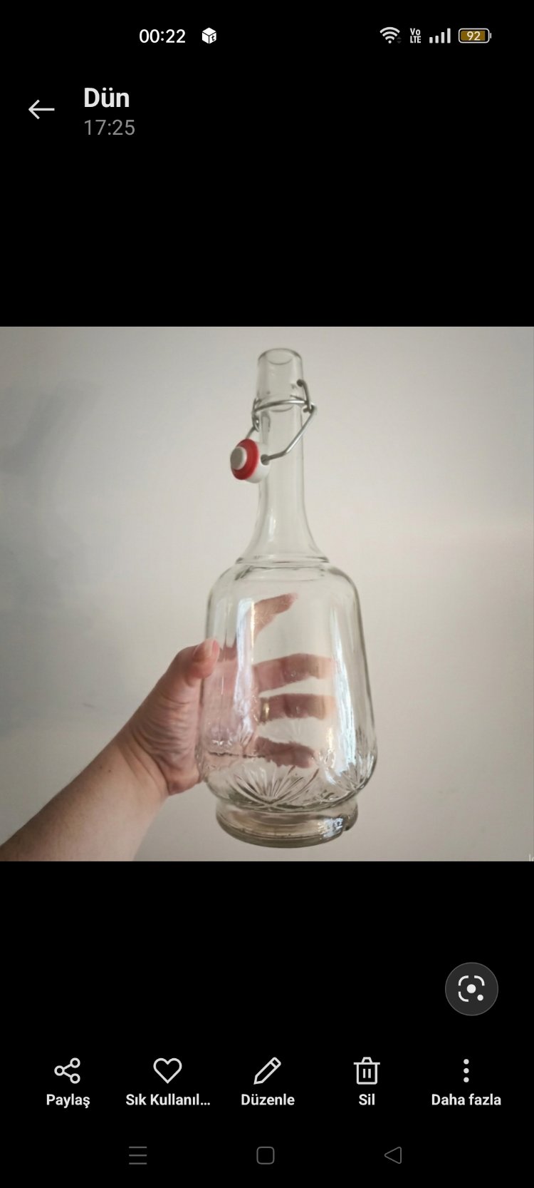 Retro Klips Tıpalı Şişe