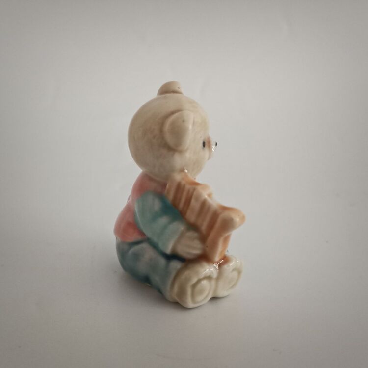 Vintage Porselen Ayıcık Biblo