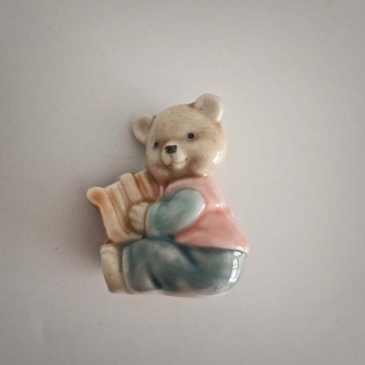 Vintage Porselen Ayıcık Biblo