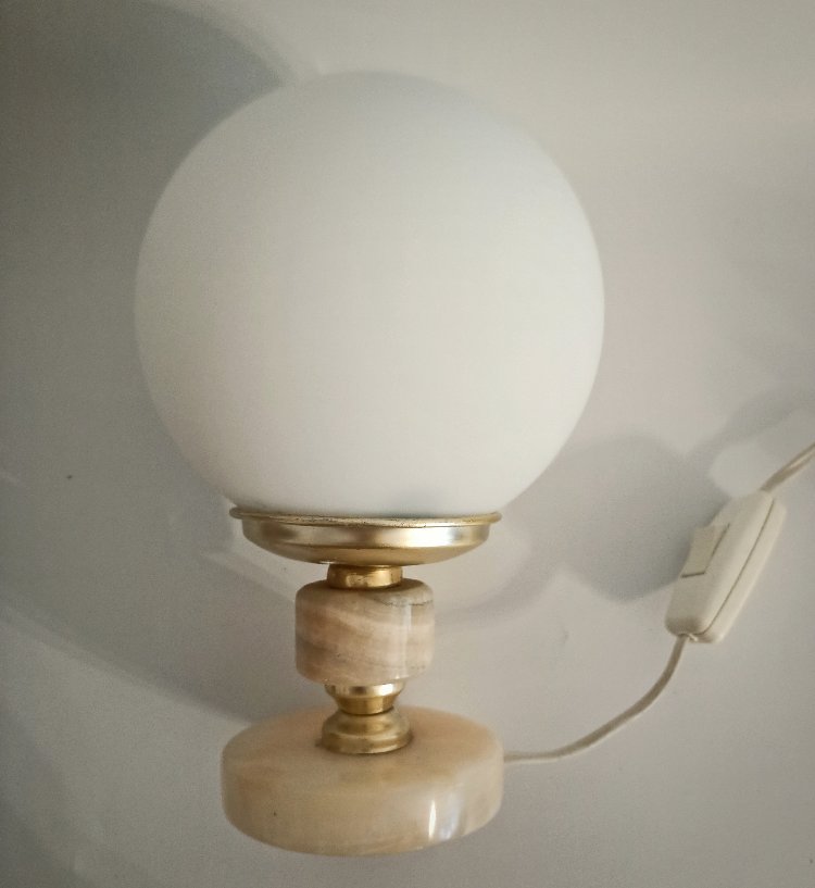 Art Deco Vintage Abajur/Masa Lambası