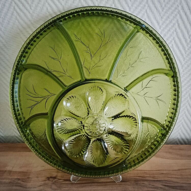 Vintage Indiana Glass Sunum Tabağı