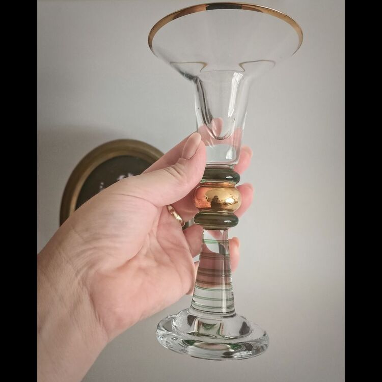 Vintage Cam Şamdan