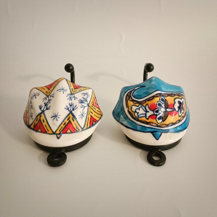 Şemsiye Form Seramik Askılık Çifti