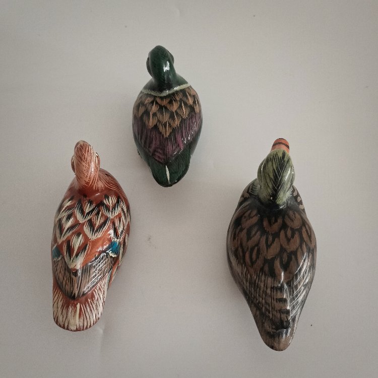 Seramik Vintage Ördek 3'lüsü