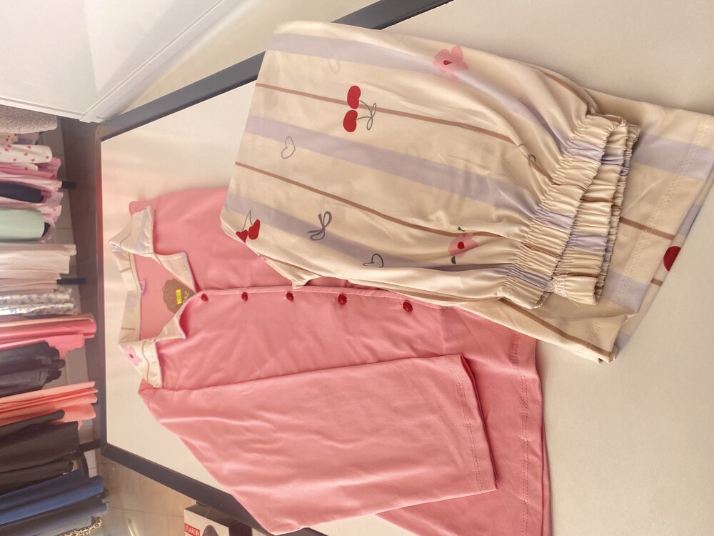 Boyraz pijama takımı