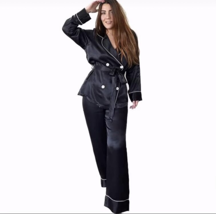 Saten pijama takımı