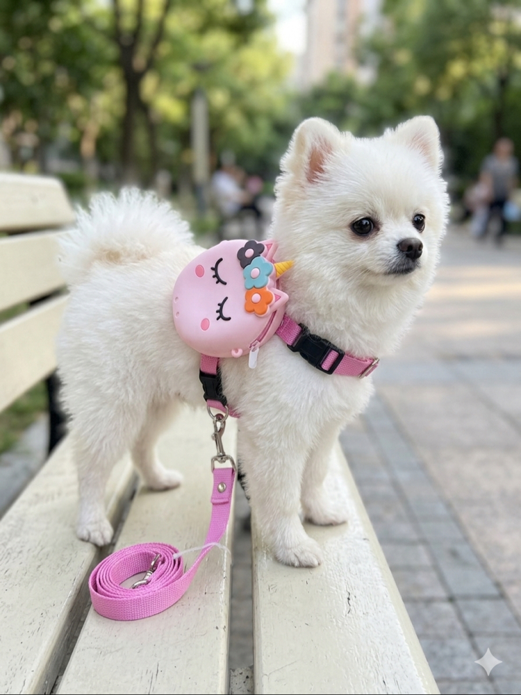 JBL ÇANTALI KÖPEK TASMA UNICORN