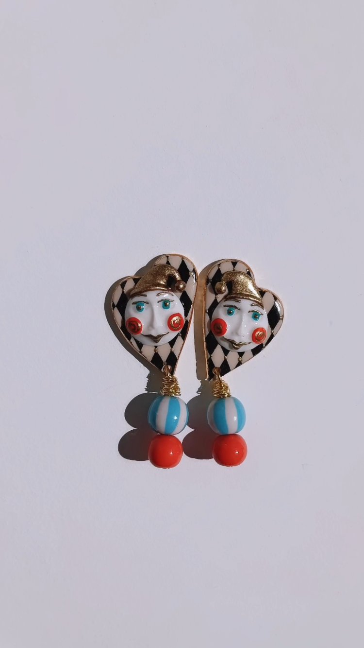 Jester Doll Küpe