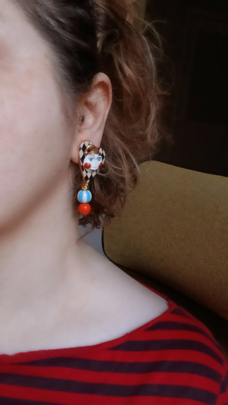 Jester Doll Küpe