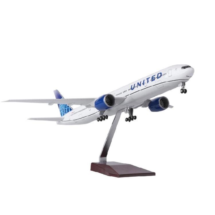 HEDİYELİK-MAKET UÇAKLAR-AMERICAN-ÖLÇEK : 1:157 47 CM-JB777AMERICAN