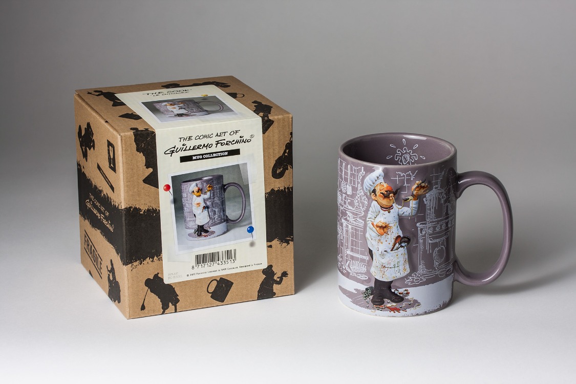 Forchino Mug Aşçı Biblo 12x8 cm Sertifikalı Özel Koleksiyon
