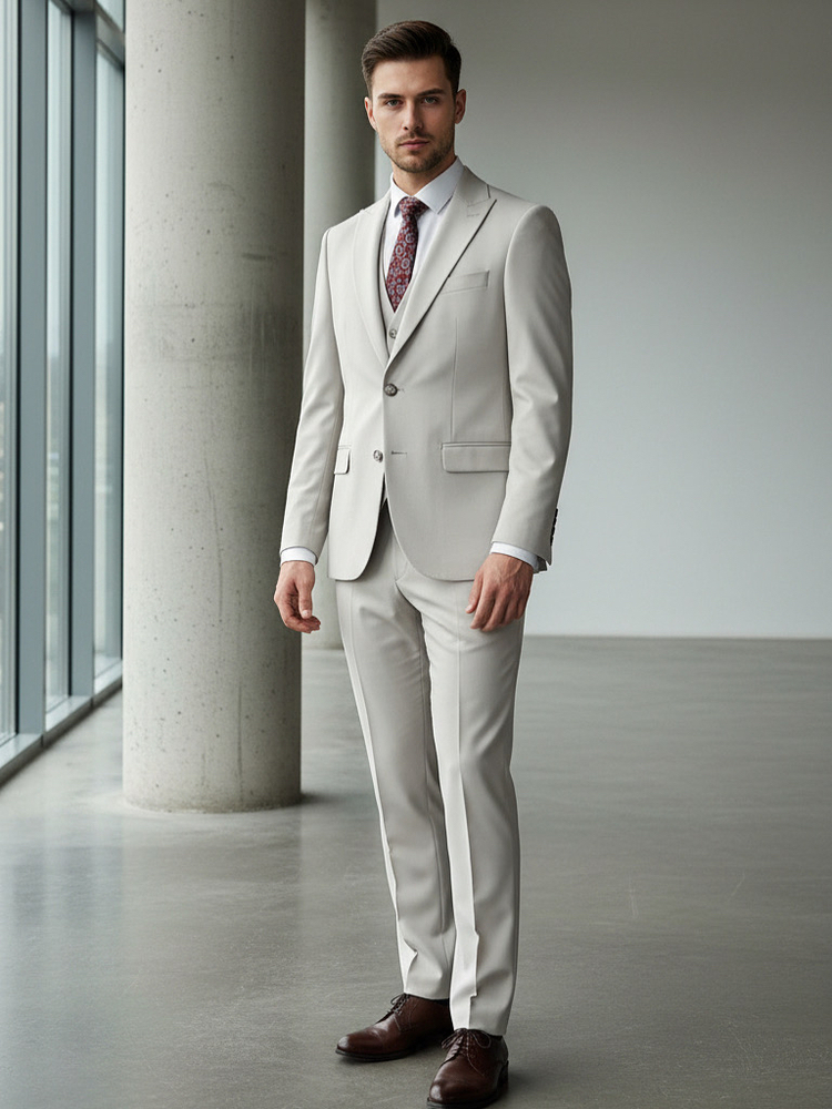 SLIMFIT YELEKLİ TAKIM ELBİSE