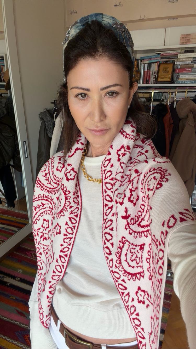 Jami Üçgen Şal/ Çift taraf kullanım