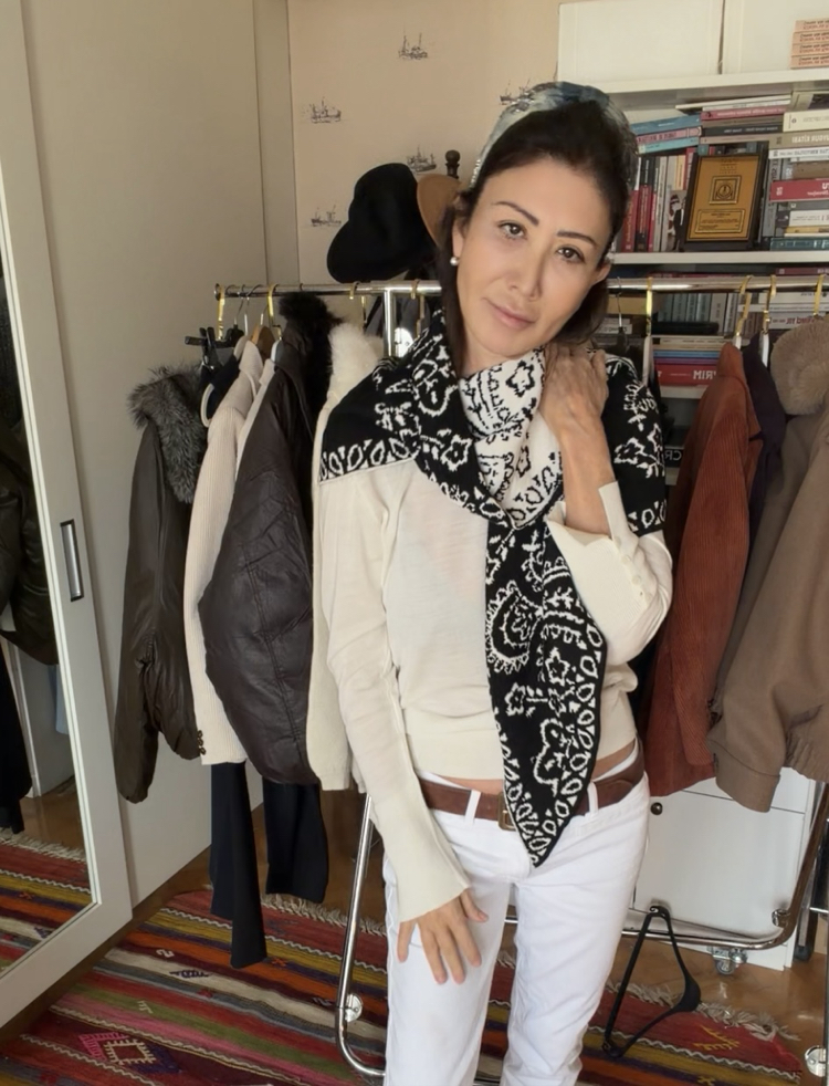 Jami Çift taraflı Üçgen Şal