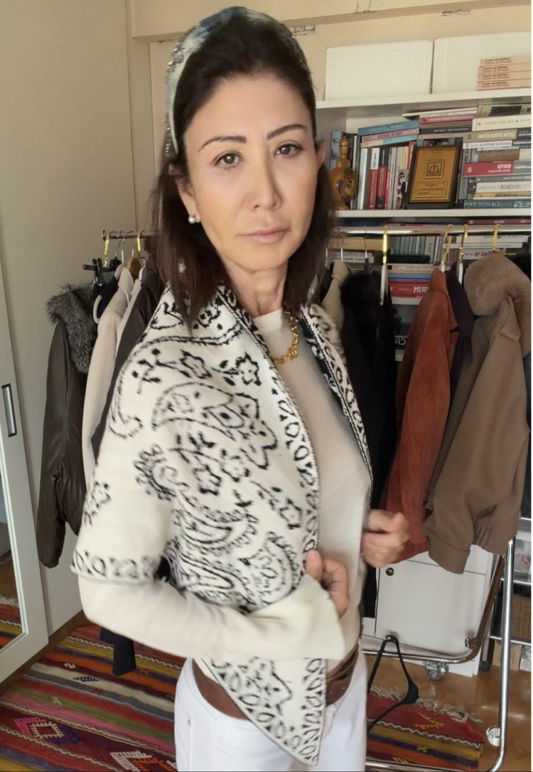 Jami Çift taraflı Üçgen Şal