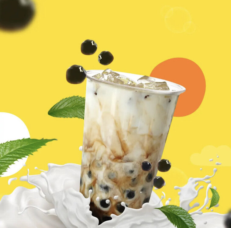 Hazır Milk Tea Çikolatalı (içerisinde bubble mevcut değil)