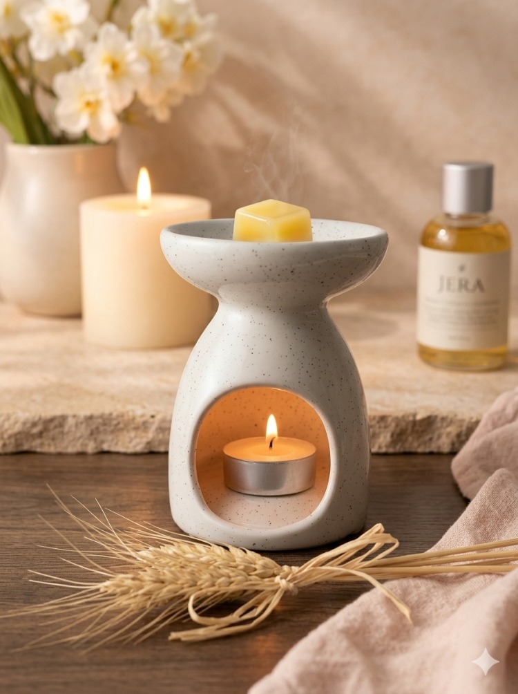 Jera Style Buhurdanlık - Wax Melt Uyumlu Doğal Koku Ritüeli için Dekoratif Obje