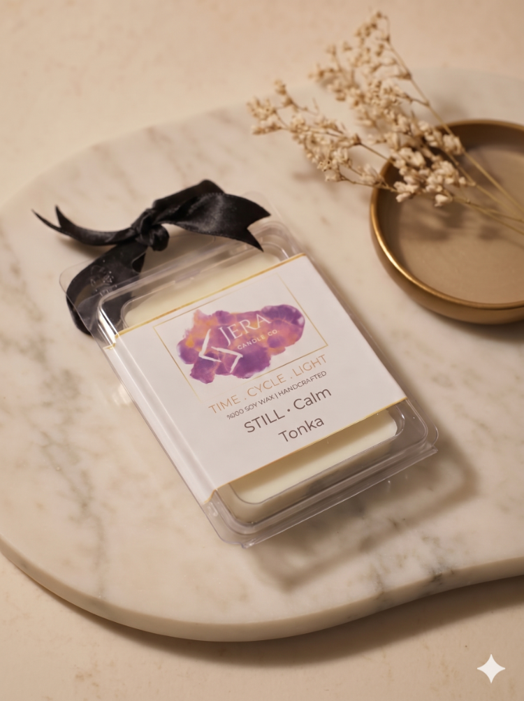Jera STILL Soya wax Melt (6'lı) - Tonka Kokulu Doğal Mum Tablet
