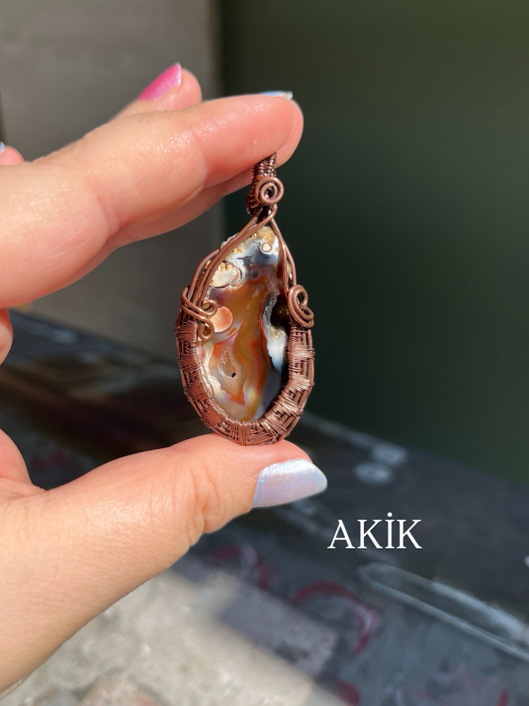 Toprağın Zamanı | Akik Bakır Kolye