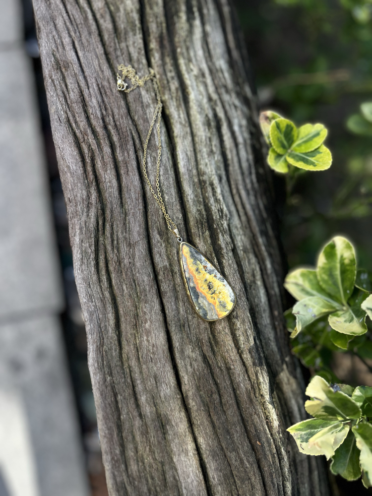 Bumblebee Jasper | Yaban Arısı Jasper Kolye