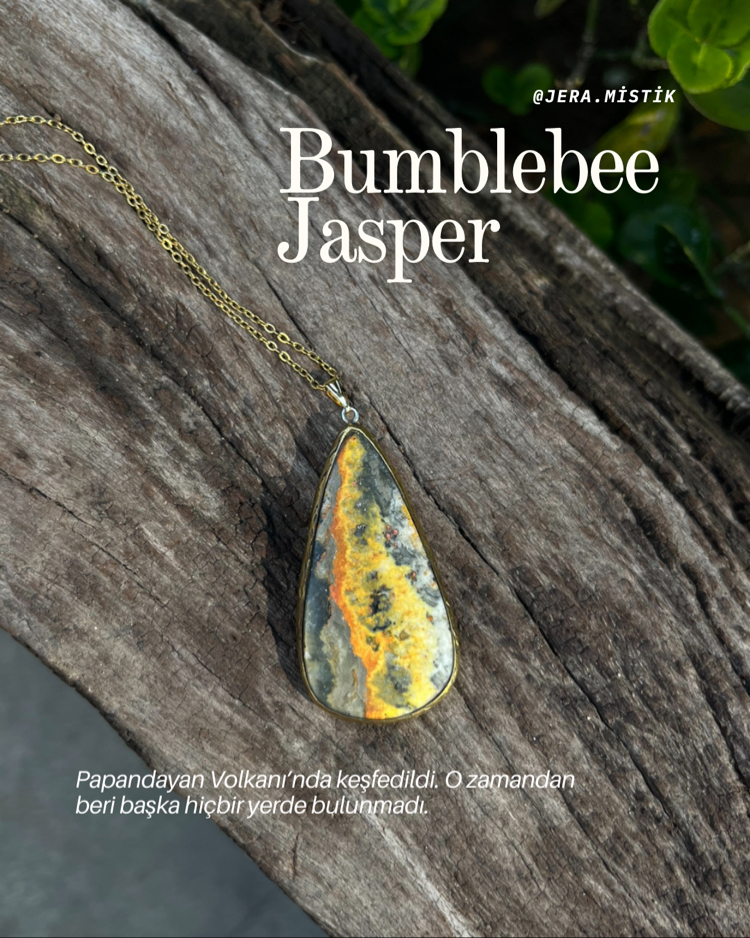 Bumblebee Jasper | Yaban Arısı Jasper Kolye