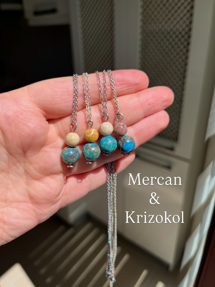 Mercan ve Krizokol Kolyeler