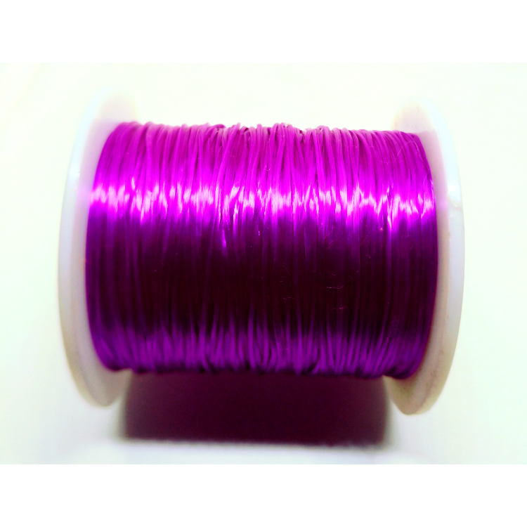Renkli Lastik Misina 0.8mm Mor