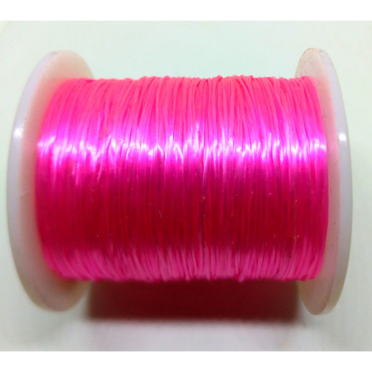 Renkli Lastik Misina 0.8mm Pembe