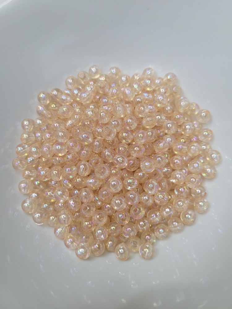 Sedefli Şeffaf Nude 6mm Akrilik