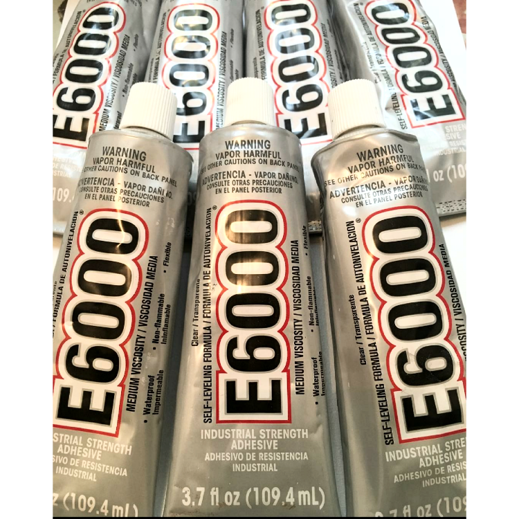E6000 Şeffaf, 109.4ml (3.7fl oz) Yüksek Kalite Yapıştırıcı