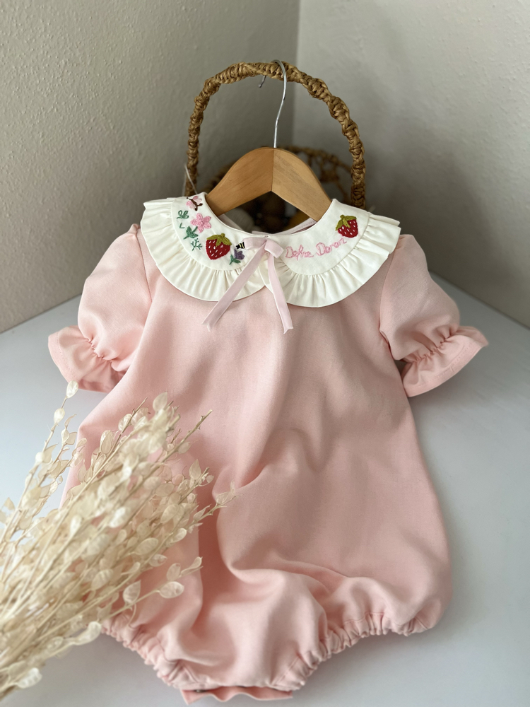 Çilekli Romper