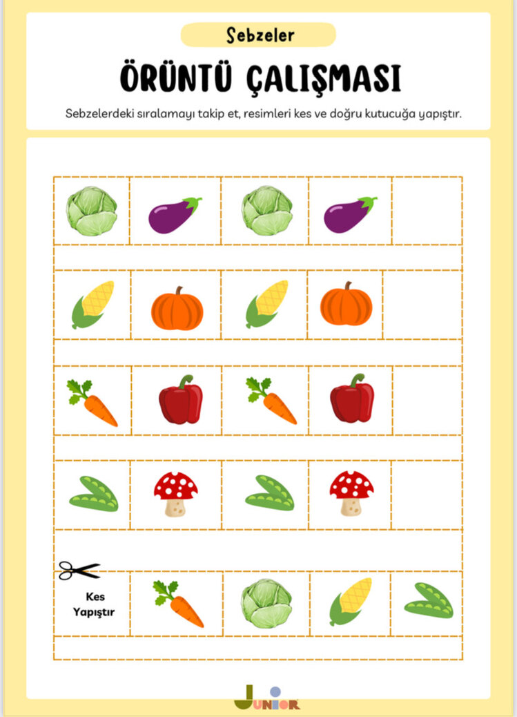 3-4 yaş Etkinlik E-Kitabı(50 syf)