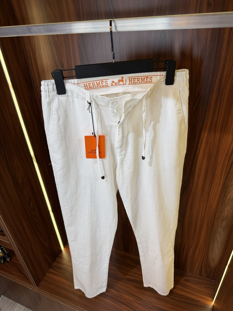Hermes Premium Keten Pantolon T-1
