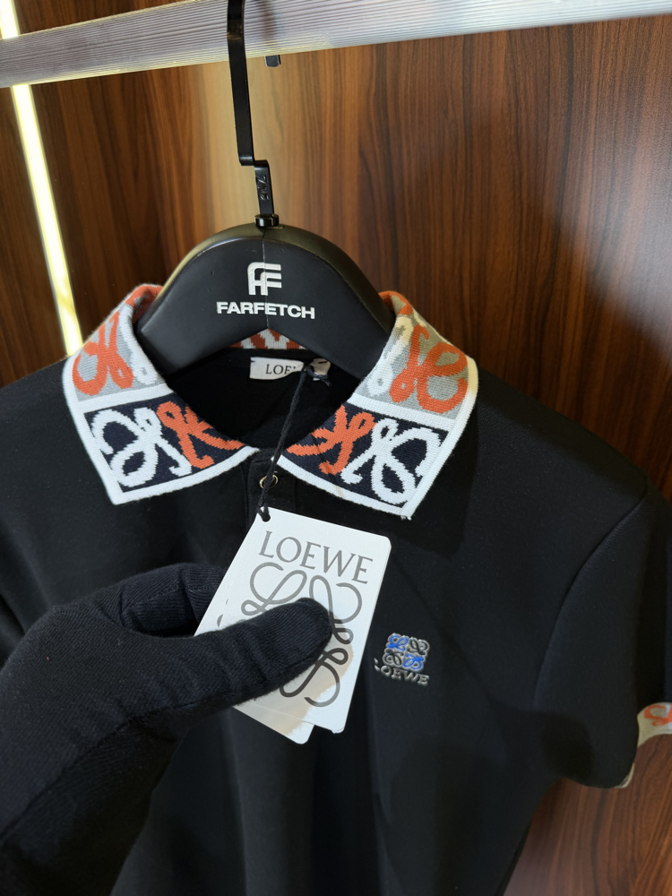 Loewe Polo Yaka Premium Pamuk Tshirt T-1