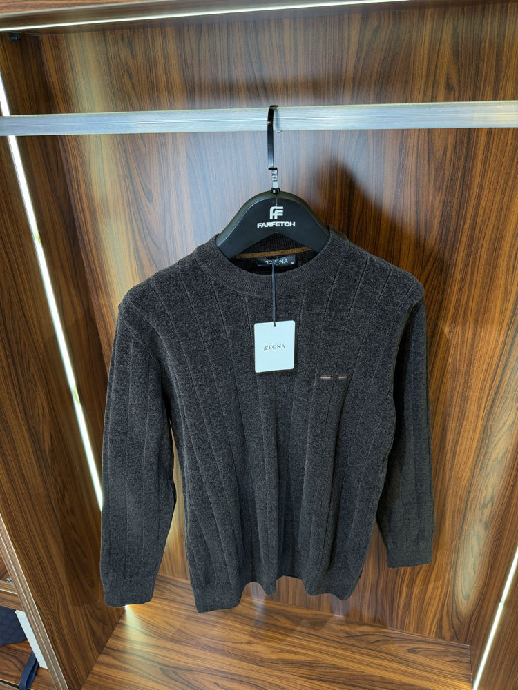 Zegna Premium Pamuk Sweatshirt T-1