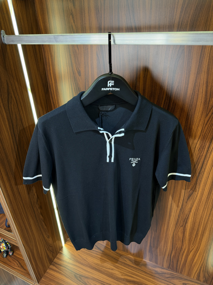 Prada Polo Yaka Premium Triko Tshirt T-1