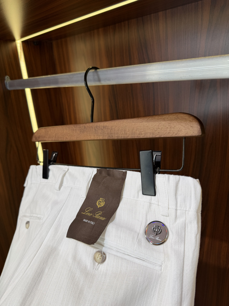 Loro Piana Premium Keten Pantolon T-1