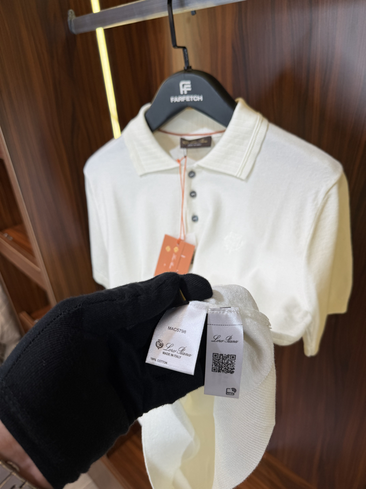 Loro Piana Polo Yaka Premium Triko T-1