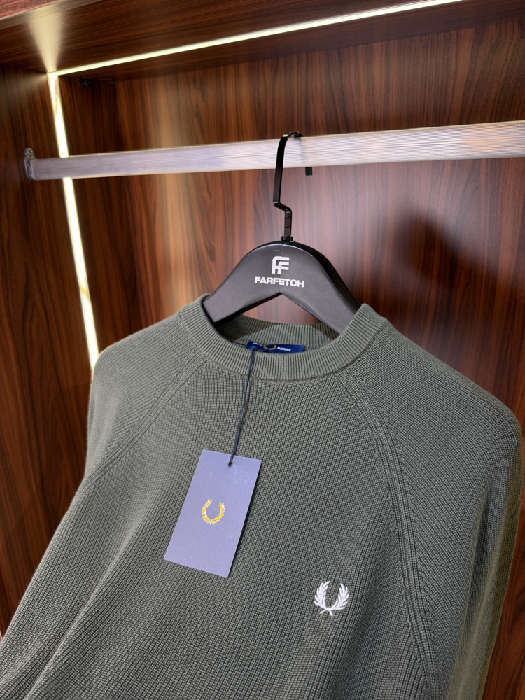 FRED PERRY Premium Pamuk Sweatshirt T-1
