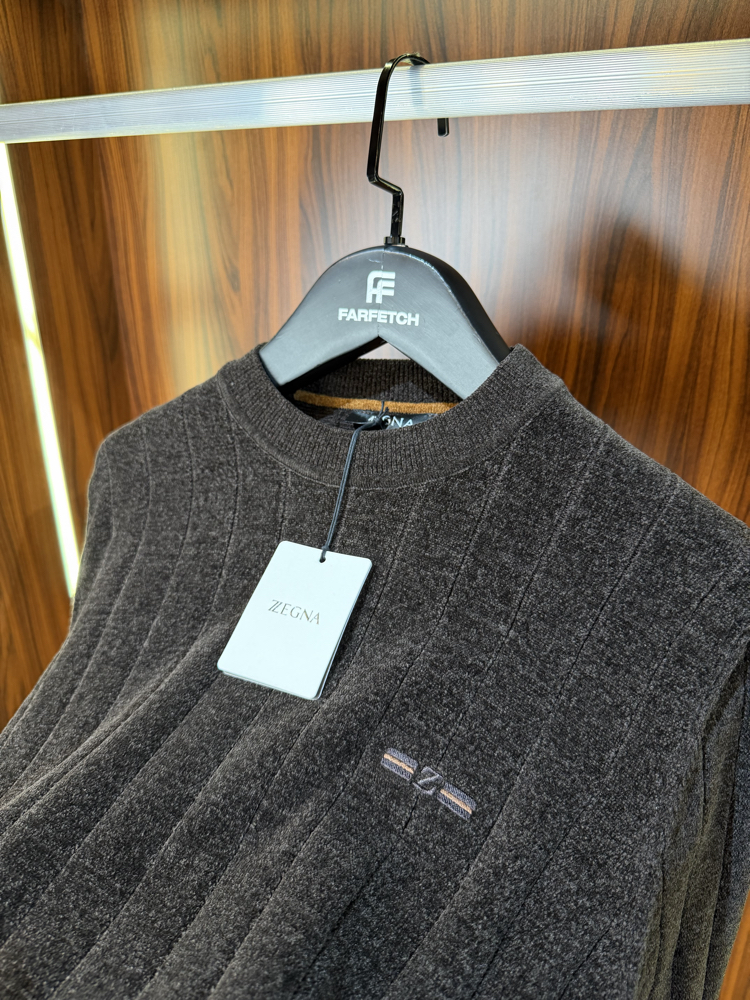 Zegna Premium Pamuk Sweatshirt T-1