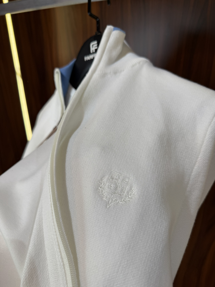 Loro Piana Premium Pamuk Tam Fermuarlı Hırka T-1