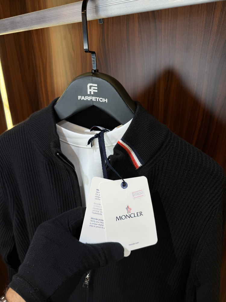 Moncler Premium Tam Fermuarlı Hırka T-1