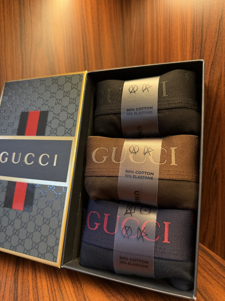 Gucci Premium Pamuk Boxer T-1
