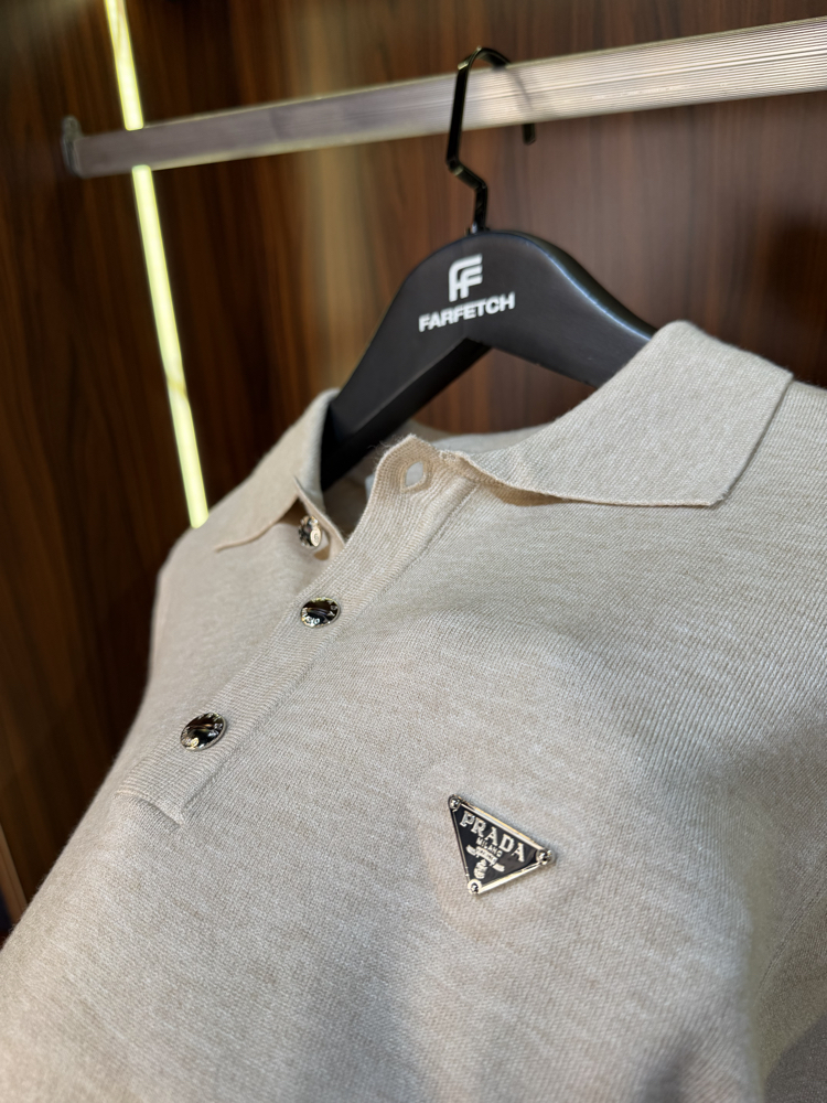 Prada Polo Yaka Premium Triko Tshirt T-1