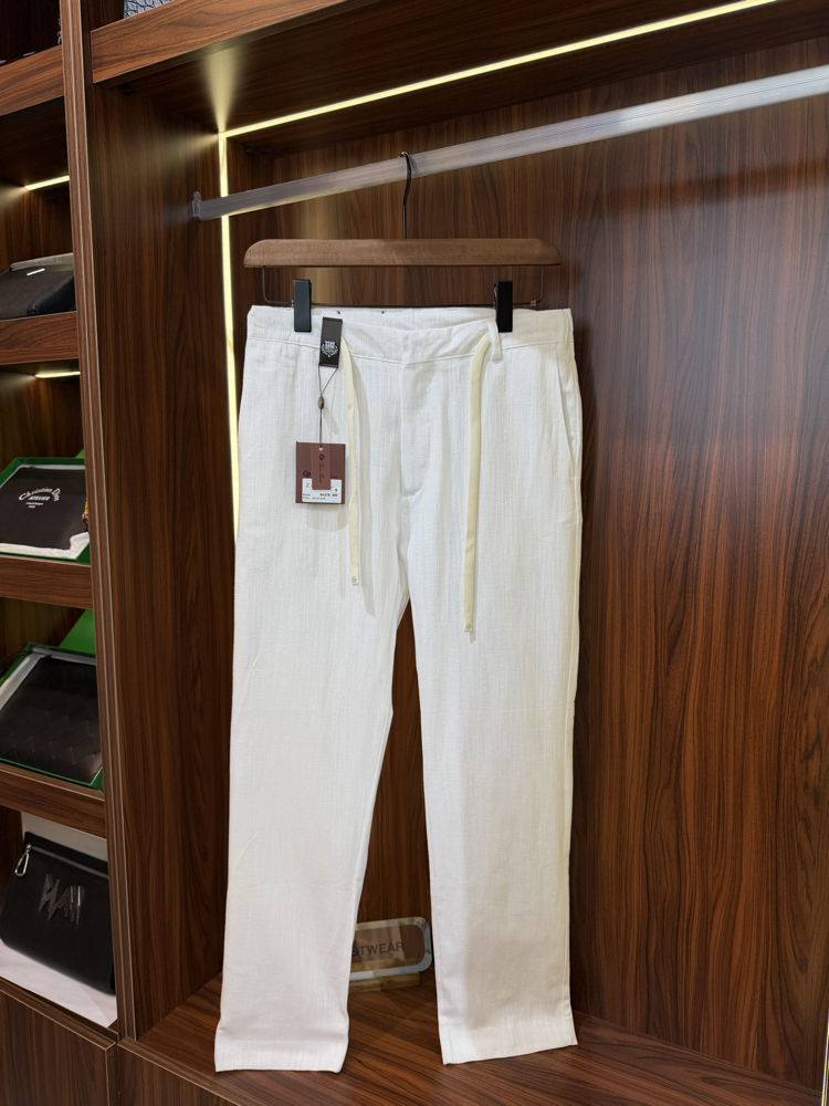 Loro Piana Premium Keten Pantolon T-1