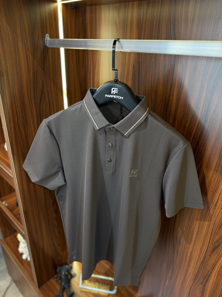 Burberry Premium Pamuk Polo Yaka İthal Tshirt T-1