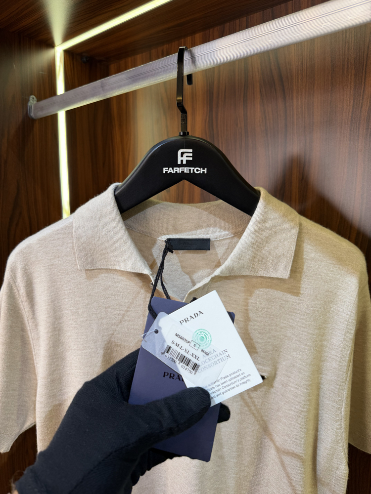 Prada Polo Yaka Premium Triko Tshirt T-1