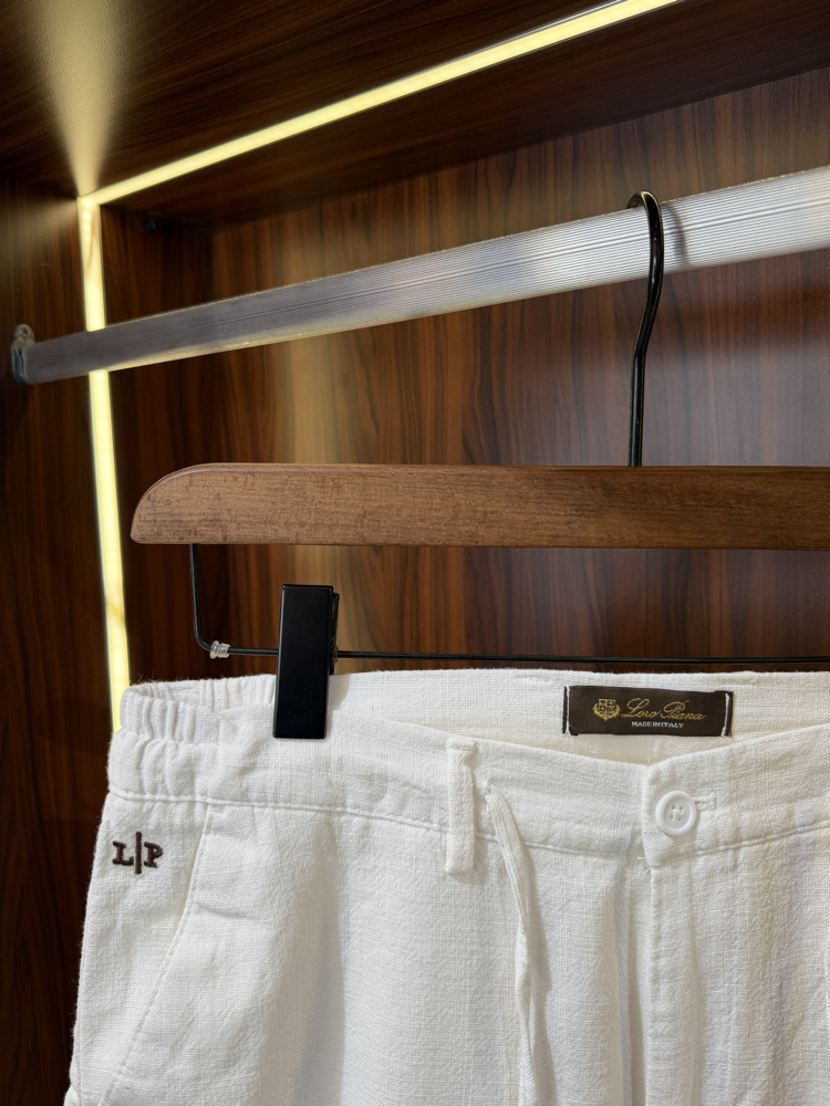Loro Piana Premium Keten Şort T-1