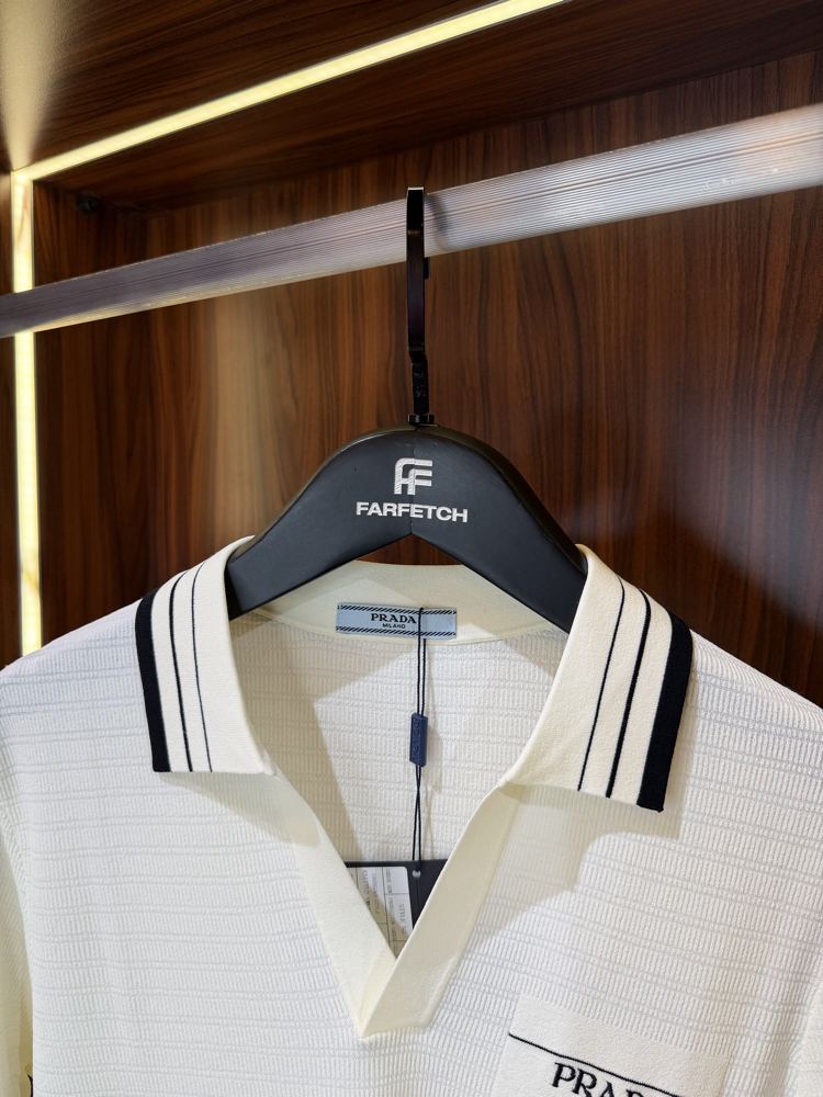 Prada Premium Pamuk Polo Yaka İthal Tshirt T-1